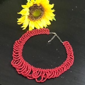 Loft Large Pink Necklace